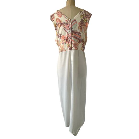 Volup Vintage Pastel Psychedelic Handmade Maxi Dress XL - Picture 3 of 9